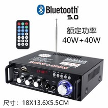 소형 고출력 블루투스 HIFI 미니 파워 앰프 30w 40w 60w, 298 블루투스