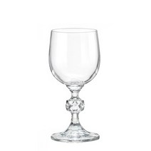 [보헤미아 크리스탈 클라우디아 고블렛 190ml] / 레스토랑 호텔 물잔 글라스 드링크