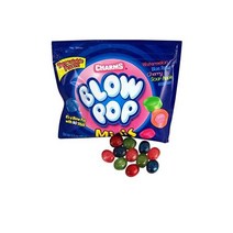Blow Pops Lollipops Charms 미니 캔디 35온스 재밀봉 가능 파우치 3개 팩