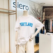 PORTLAND 프린트 반팔 티셔츠 SG8TSF451(1887980)