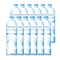 동원샘물 2L X 12병 무라벨 생수2L 먹는샘물 대용량생수 내몸이마시는물, 1개