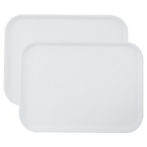 PC 사각쟁반 소 화이트