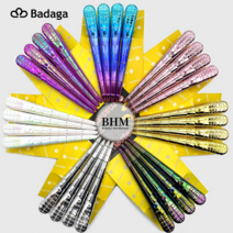 Badaga 오로라 바다가 핀셋 악어핀셋 헤어핀 퍼펙트 헤어클립 4p 커트 미용 머리핀, (NEW) 오로라화이트