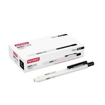 모리스 저스트클릭 네임펜 S 12p 396198, 흑색 x 1개