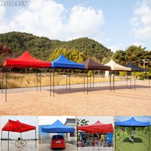 LOHANS 천막 지붕 커버 실내 실외 야외 축제 행사용 바람막이 그늘막 캠핑 테라스 포장마차 옥상, 지붕 2m X 3m, 블랙