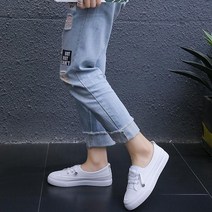 [PINK LITCHI]여성 캐주얼 화이트 펌프스 플랫 로퍼 스니커즈 단화 M510Ting510BX05