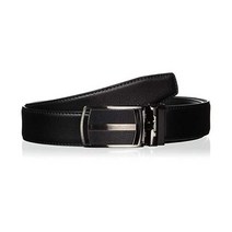 167508 골프벨트 [골든 베어] 남성 벨트 골든 베어 벨트 슬라이드 록 구멍 없음, 버클 B(라인+사각형)