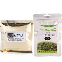 루 헤나 염색약 새치염색약 헨나 새치염색제 실크헤나 천연염색약 해나 새치머리염색약 흰머리염색약 염모제 오징어먹물 트리트먼트칼라, 푸코헤나 투명