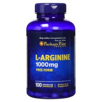 퓨리탄스 프라이드 엘 아르기닌 1000mg 100캡슐
