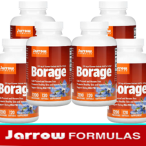 재로우 감마리놀렌산 보리지오일 1200mg 냉압착추출 무핵산 GLA 240mg 소프트젤 [120정*6병]