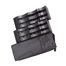 카라반 레벨러 3단 2P 전용가방 캠핑카 주차 차박 카라반 레벨러 캠핑 주차 경사진곳 고정블럭, 2개+전용가방