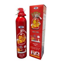 한국소방 미니소방관 차량용 소화기, 1개, 345ml