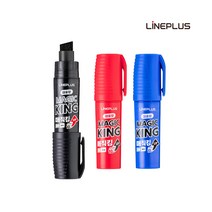 라인플러스/매직킹10mm 유성매직 12개입/타, 블루
