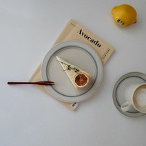 카네수즈 스노우톤 그레이 플레이 3ize 6 1/2인치 7 1/2인치 9인치 16cm 19cm 23cm 브래드 케이크 미트 고기 원형 접시 kanesuzu