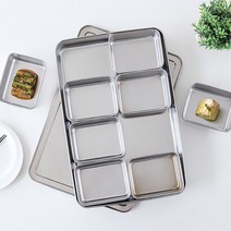 스텐 밧드 반찬통 냉장고정리용기, 4칸세트