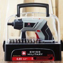 09fun SWISS MILITARY 4.8V 전동드라이버 SM-480A