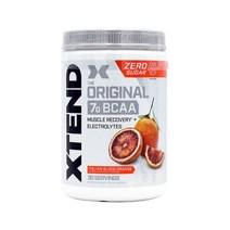 Xtend BCAA 이탈리안 블러드 오렌지맛 30 서빙 글루타민 함유, 1개, 기본