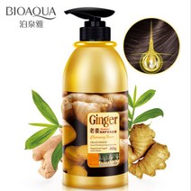 헤어 재생 샴푸 생강 재성장 밀도 빠른 두꺼운 안티 손실 제품 케어 스타일링 400ml, 01 400ml 1 pcs