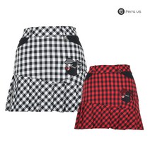 [페라어스] 페라어스 여성 스판 주름 체크 골프스커트 ASYE4112S1