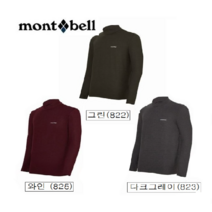 몽벨 남성 모크넥 티셔츠H MW3DWMRL825