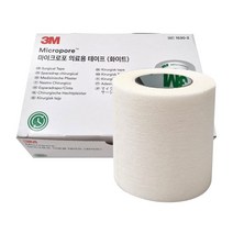 3m 마이크로포 종이반창고 1530-2 백색 6개입 의료용 테이프, 6개