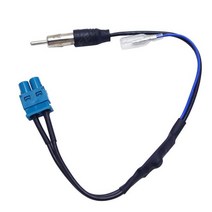RNS510/RCD510/310/Golf/MK5/MK6/Passat B6/B7/tiguan용 듀얼 FAKRA RF 라디오 안테나 어댑터 컨버터 케이블 앰프 포함, [01] 파란