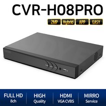 모디아이 CVR-H08PRO 8채널 녹화기 CCTV 저장장치 보안 방범 감시 움직임감지 동작감지 녹화