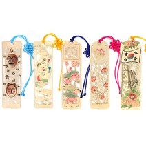 박씨상방 채색 금장 책갈피/외국인선물로좋은북마크, 상세설명 참조, 회오리방패연