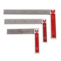 직각자 기역자 목공용 도면 설계 측정 제도 스텐 스틸, 150mm