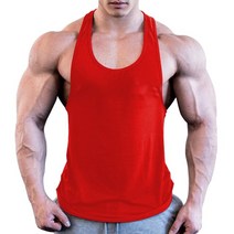 마라톤복 러닝싱글렛 헬스나시 짐웨어 땀복 남자 트랙탑 보디 빌딩 스트링거 퀵 드라이 체육관 아웃웨어 스트링거 스포츠 조끼 피트니스 옐로우 블루 레드 화이트, xxl, b
