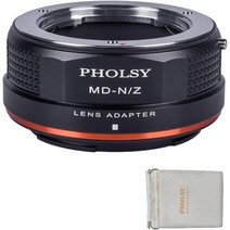 Nikon Z에 Leica M39와 호환되는 PHOLSY 렌즈 어댑터 Nikon Z fc Z30 Z9 Z8 Z6 ii Z7 ii Z6 Z7 Z5, 10 미놀타 MD 니콘 Z, 1개