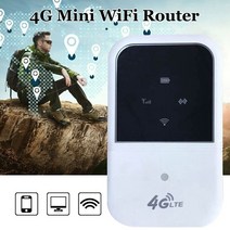 휴대용 4G LTE Wifi 라우터 핫스팟 150Mbps 잠금 해제 된 모바일 Modem 은 자동차 홈 여행용 10 명의 사용자를 지원합니다. B1 B3, 01 White