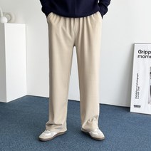 데일트 남자 기모 와이드 링클프리 슬랙스 팬츠