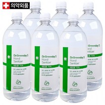 소독기전용 에탄올70% 500ml 1000ml 리필액 6개 세트, 손소독기 리필액 500ml 6개