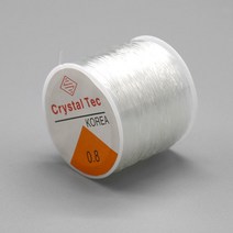 [홈앤스쿨] 우레탄 줄 0.8mm 40M 팔찌 목걸이 만들기 비즈 공예 DIY 재료 낚시줄