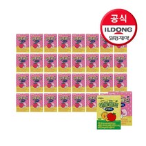 일동제약 아로골드키즈 어린이비타민음료 비타민C D 식이섬유 120ml 32팩, 사과