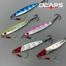 캡스 캡스 메탈지그 국민메탈 14-25g 틴셀 메탈 지그 배스 농어 삼치 낚시, free, 25g_와사비