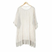 에이치앤엠 h&m 베이지 비스코스 와이드핏7부원피스 여자 L [110] 4996