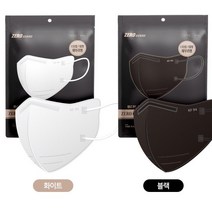 새부리형 황사 방역 개별포장 KF94 대형 마스크 대량 구매 100매 200매 1000매 1박스, 블랙