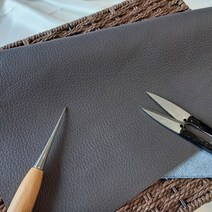 무두쟁이 천연소가죽원단 (30cm x30cm)재단판매 -오플시리즈, 오플다크브라운