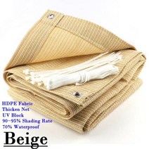 접이식어닝 테라스어닝 수동어닝 맞춤형 두꺼운 차양 그물 정원 퍼걸러 태양 가리개 자외선 방지 그늘 패브릭 자동차 천막 야외 음영 항해 그늘막, Beige+3x4m