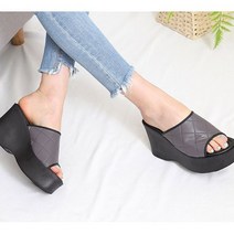 1035LF 여성슬리퍼 통굽슬리퍼 키높이슬리퍼 10CM