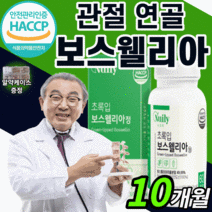 식약처 인증 보스웰리아 초록잎 초록입 홍합 인도산 무릎 관절 연골 50대 60대 보수 보스 보슬 보셀리아 웰실리아 렐리아 헬리아 엘리아 윌리아 엘리아 웰리스 엘리야 웰니아 가루 정, 10통