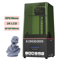 가성비3d프린터 초보용 입문자용 전문가용 kp6 mono kp6 plus 4k lcd 3d 프린터 uv 수지 프린터 6.08 인치 2k 흑백 화면 3d 인쇄 sla 3d 프린터, kp6 모노 2pcs 매기