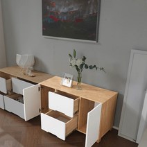 Sunshine 와이드 통서랍 큰서랍 수납장 서랍장 티비다이 받침대 선반장 서랍 1000