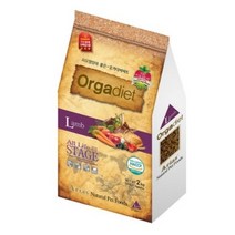 오가다이어트(Orgadiet) 유기농 애견사료 양고기 1kg, 5개