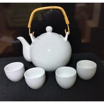 도자기 주전자와 잔세트2p와4p선택 판촉용 이나 선물용 저렴한가격 주전자1000mL, 3 주전자와 잔4p