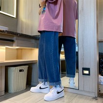 여성 진 데님 곰돌이 청바지 여자 날씬해 보이는 하이웨 000121570