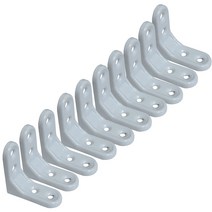 리폼플러스 ㄱ자 선반받침대 10개 까치발 꺽쇠, 소(50x50mm) 화이트 10개입, 10개입