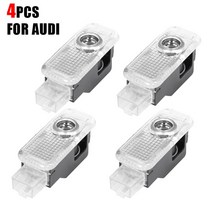 자동차 도어 LED 조명 3D 그림자 스타일링 램프 무선 레이저 프로젝터 아우디 S라인 A1 A3 A4 A5 A6 A7 Q3 Q7 TT R8 B5 B6 B8 2 개 4, [02] 4pcs, [01] For audi 호환 호환 no circle